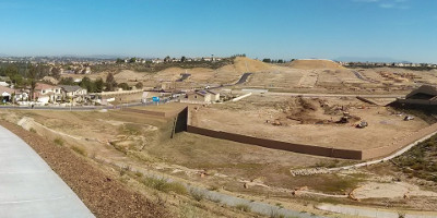 Standard Pacific Homes grading in Terracina Development Temecula
